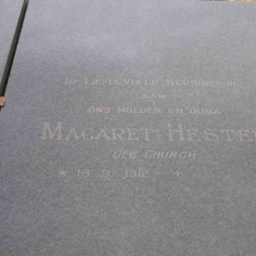 ZYL Margaret Hester  van, nee CHURCH 1912-