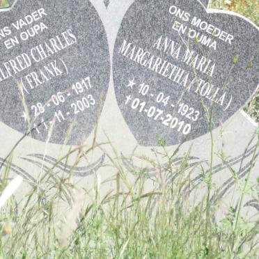 ? Alfred Charles 1917-2003 &amp; Anna Maria Margarietha 1923-2010