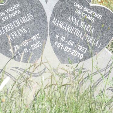 ? Alfred Charles 1917-2003 &amp; Anna Maria Margarietha 1923-2010