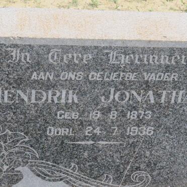 ? Hendrik Jonathan 1873-1936