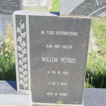 ?VA? Willem Petrus 1916-1970