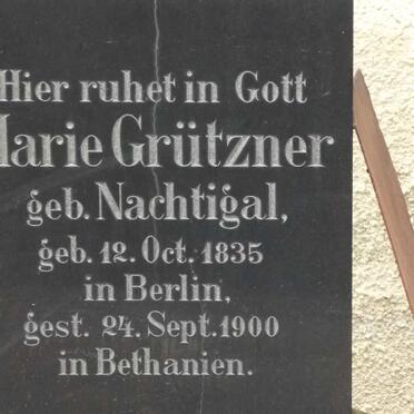 GRUTZNER Marie nee NACHTIGAL 1835-1900