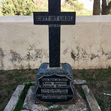 KLONUS Karl August Wilhelm 1872-1914