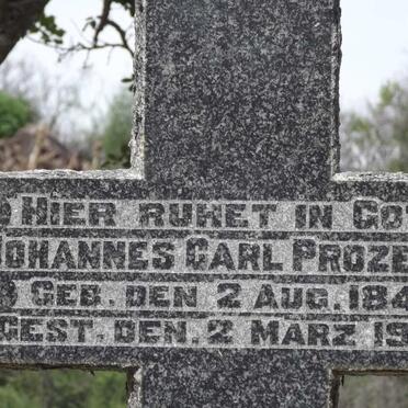 PROZESKY Johannes Carl 1846-1927