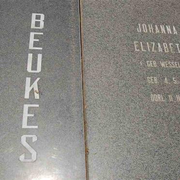 BEUKES Johannes Christiaan 1912-1986 &amp; Johanna Elizabeth WESSELS 1911-1987