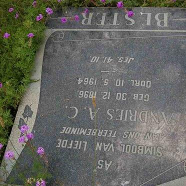 BESTER Andries A.C. 1896-1964