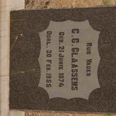CLAASSENS C.G. 1874-1955