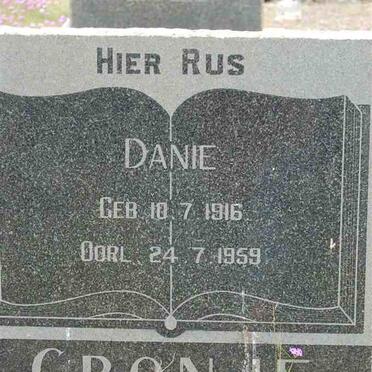 CRONJE Daniel 1916-1959