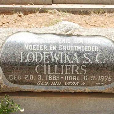 CILLIERS Lodewika S.C. 1883-1975
