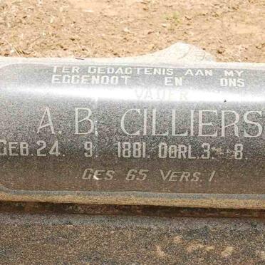 CILLIERS A.B. 1881-1959