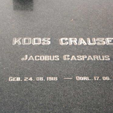 CRAUSE Jacobus Casparus 1918-1997