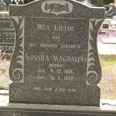 EBERSOHN Susara Magdalena nee MIENIE 1896-1972