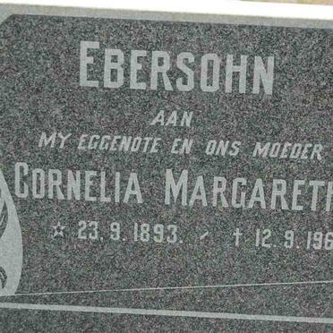 EBERSOHN Cornelia Margaretha 1893-1969