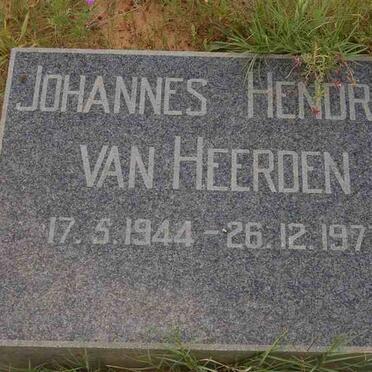HEERDEN Johannes Hendrik, van 1944-1977