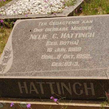 HATTINGH Nelie C. nee BOTHA 1888-1952