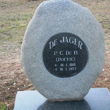 JAGER P.C De B,. de 1918-1977