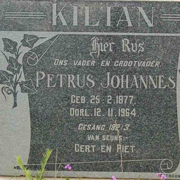 KILIAN Petrus Johannes 1877-1964