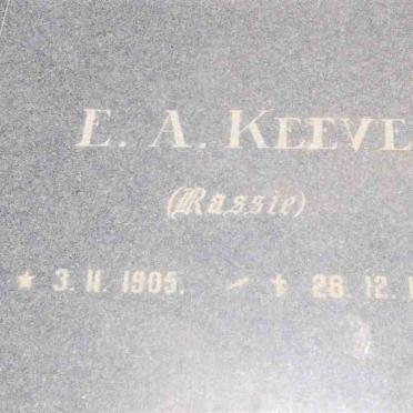 KEEVE E.A. 1905-1975
