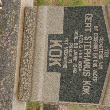 KOK Gert Stephanus 1864-1946
