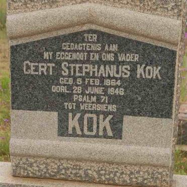 KOK Gert Stephanus 1864-1946