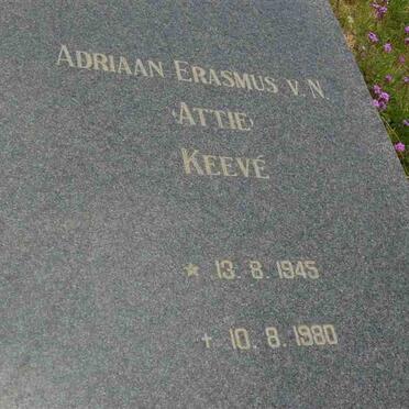 KEEVE Adriaan Erasmus v.N. 1945-1980
