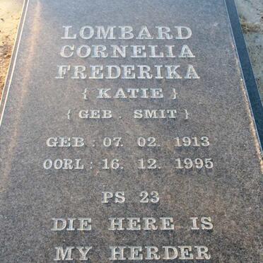LOMBARD Cornelia Frederika nee SMIT 1913-1995