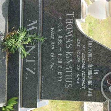 MENTZ Thomas Ignatius 1896-1979
