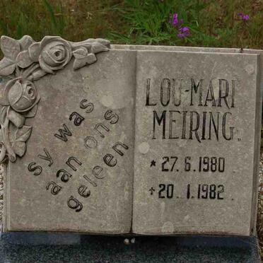 MEIRING Lou-Mari 1980-1982