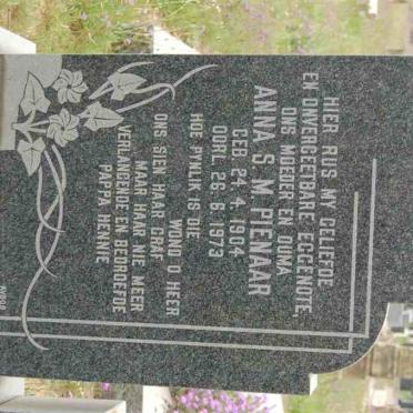 PIENAAR Anna S.M. 1904-1973