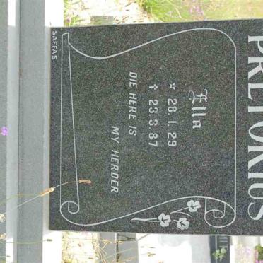 PRETORIUS Ella 1929-1987