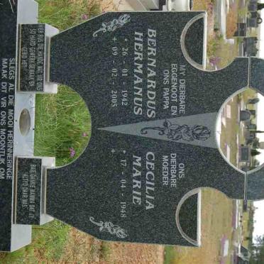 PIETERS Bernardus Hermanus 1942-2005 &amp; Cecilia Marie 1948-