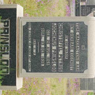 PRINSLOO Christoffel Petrus Jochemus 1869-1938
