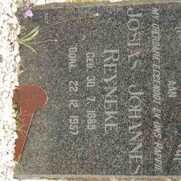 REYNEKE Josias Johannes 1889-1957