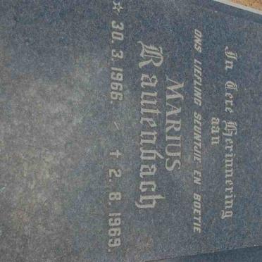 RAUTENBACH Marius 1966-1969