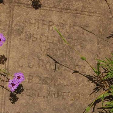 ROELOFFZE C.J. 1846-1923