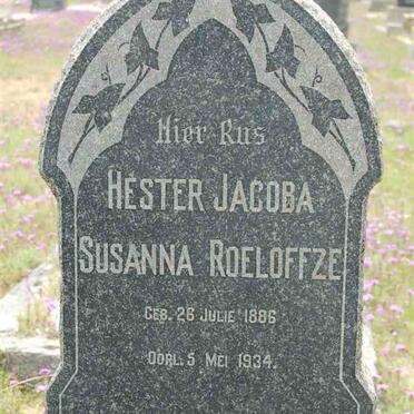 ROELOFFZE Hester Jacoba Susanna 1886-1934