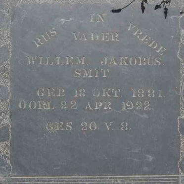 SMIT Willem Jakobus 1831-1922