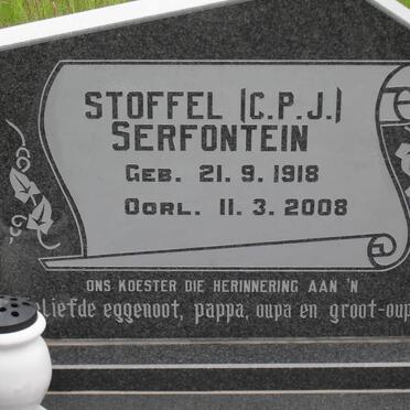 SERFONTEIN C.P.J. 1918-2008