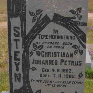 STEYN Christiaan Johannes Petrus 1962-1982