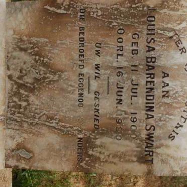 SWART Louisa Barendina 1900-1930