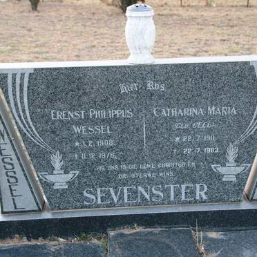 SEVENSTER Erenst Philippus Wessel 1908-1976 & Catharina Maria GEEL 1911-1983