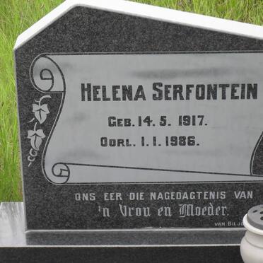 SERFONTEIN Helena 1917-1986