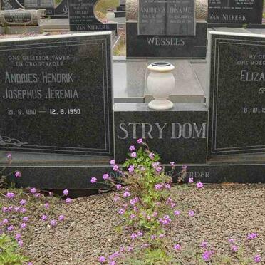STRYDOM Andries Hendrik Josephus Jeremia 1910-1990 &amp; Elizabeth Susanna RHEEDER 1913-1984
