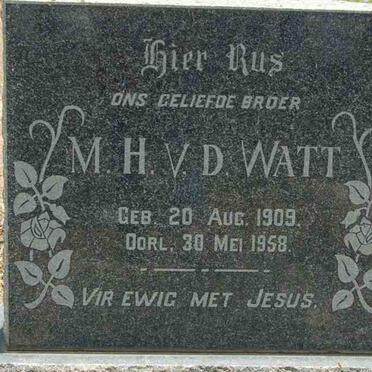 WATT M.H.,v.d. 1909-1958