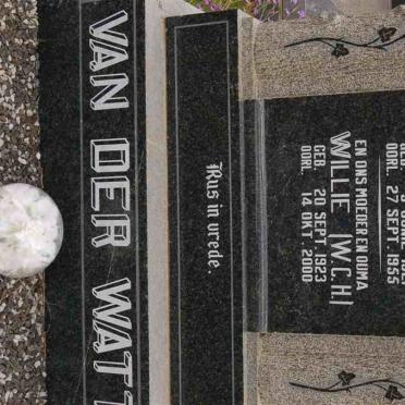 WATT J.G.C. 1921-1955 &amp; W.C.H. 1923-2000
