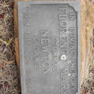 NEWTON Florence Mary nee ADAMS 1911-1996
