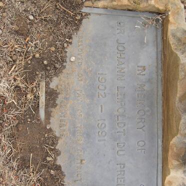 PREEZ Johann Leipoldt, du 1902-1991