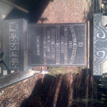 WESSELS Johannes Theodorus Daniel 1884-1935