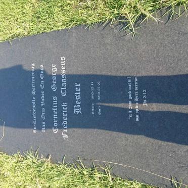 BESTER Cornelius George Frederick Claassens 1943-2013