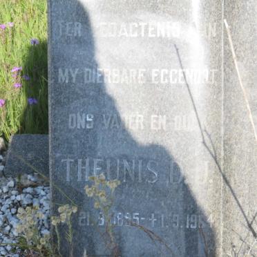 BRUIN Theunis D.J., de 1895-1964 &amp; Susara J. BOSHOFF 1899-1977